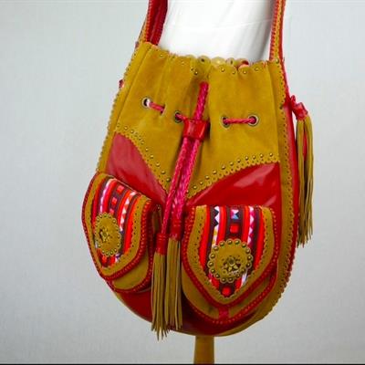 World Family Ibiza Sac Bag (red/tan)